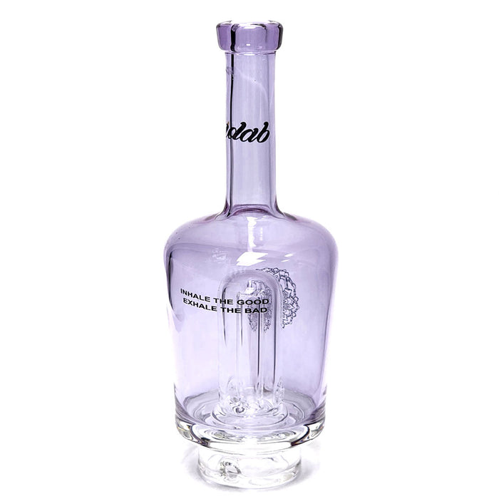 iDab Glass Carta Attachment "Bottle" Clear Purple