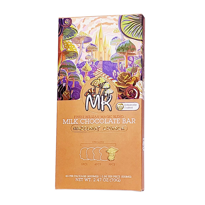Magic Kingdom Mushroom Milk Chocolate Bar Hazelnut Crunch