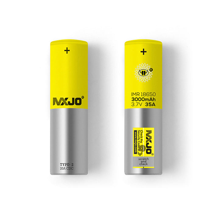MXJO Type-2 18650 3000mAh Rechargeable Battery