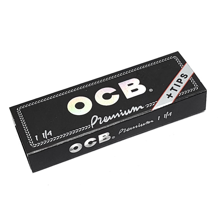OCB Premium Rolling Papers 1 1/4 + Tips